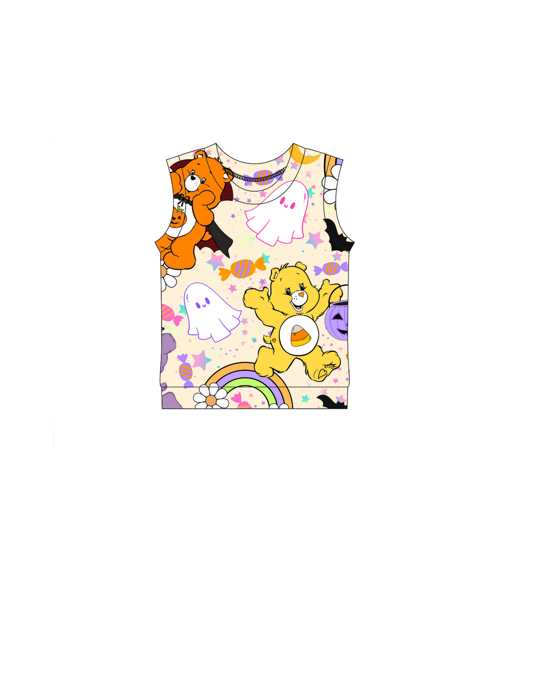 Carebear Halloween tank top