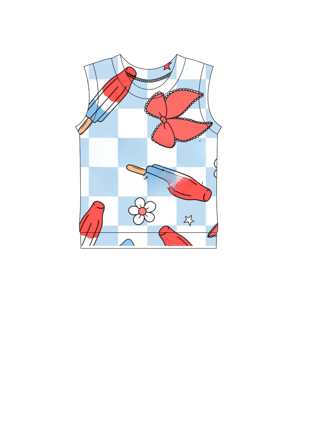 4th popsicle tank top
