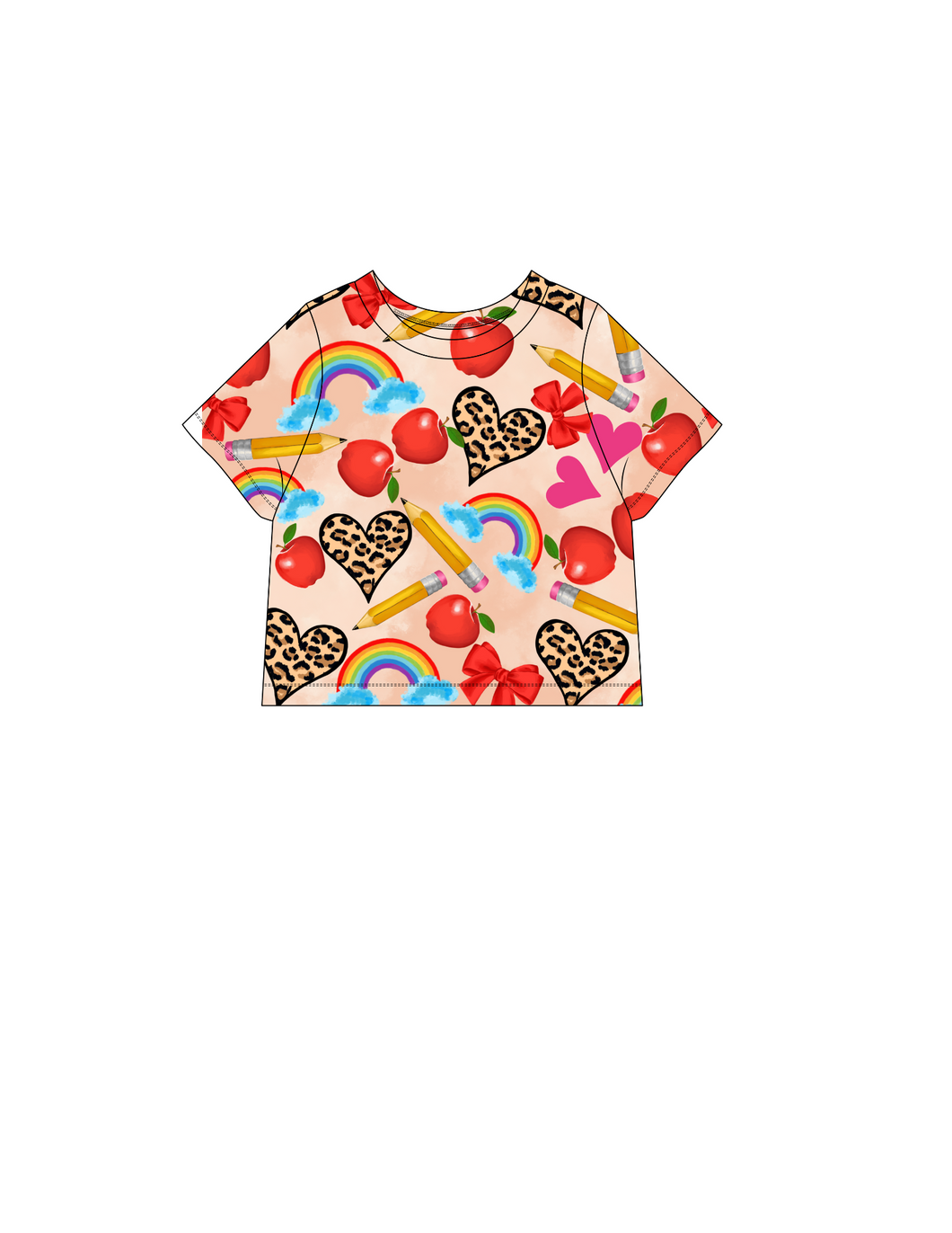 Apple school tee shirt
