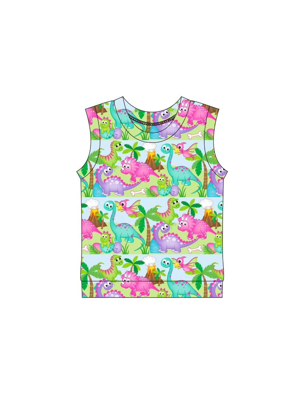 Dino tank top