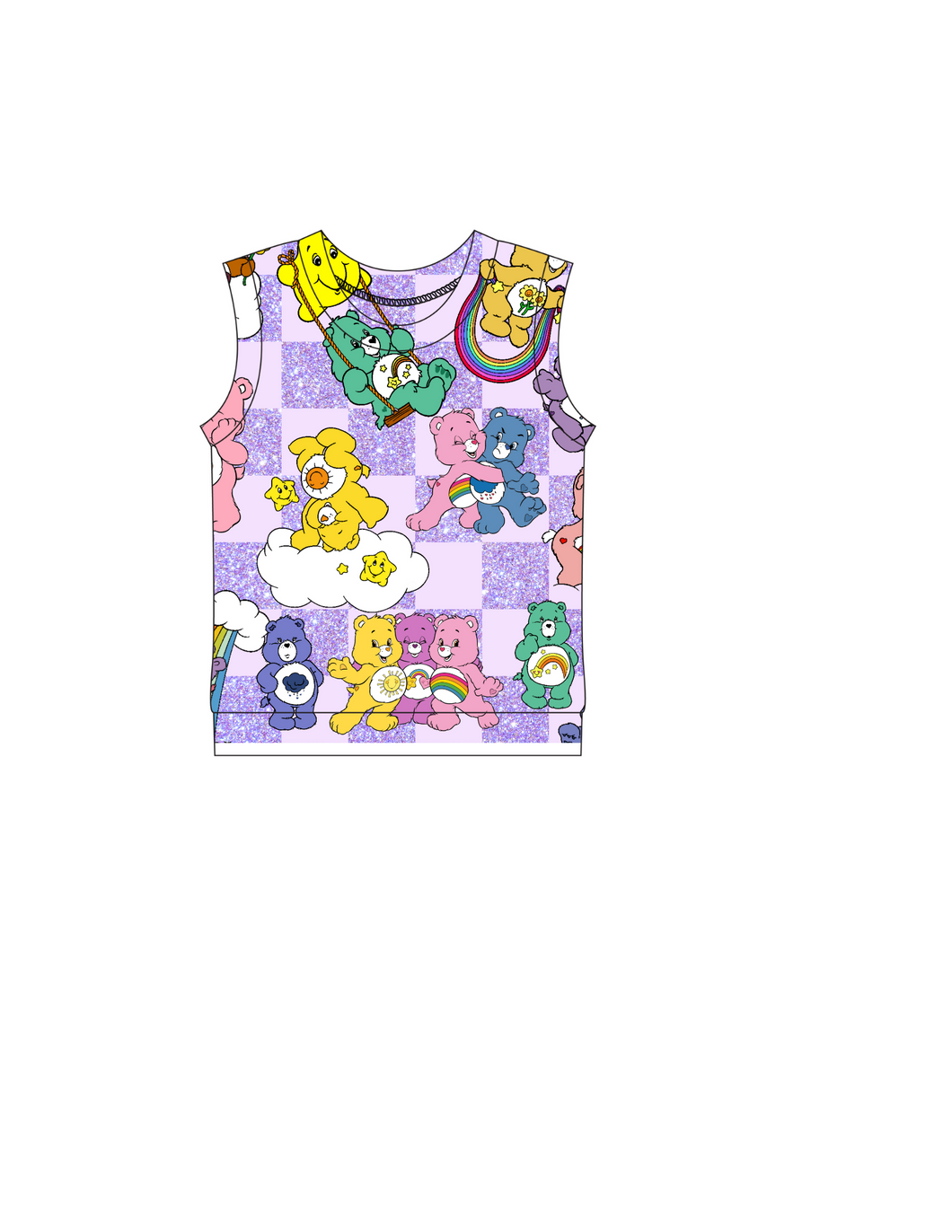 Care bear tank top