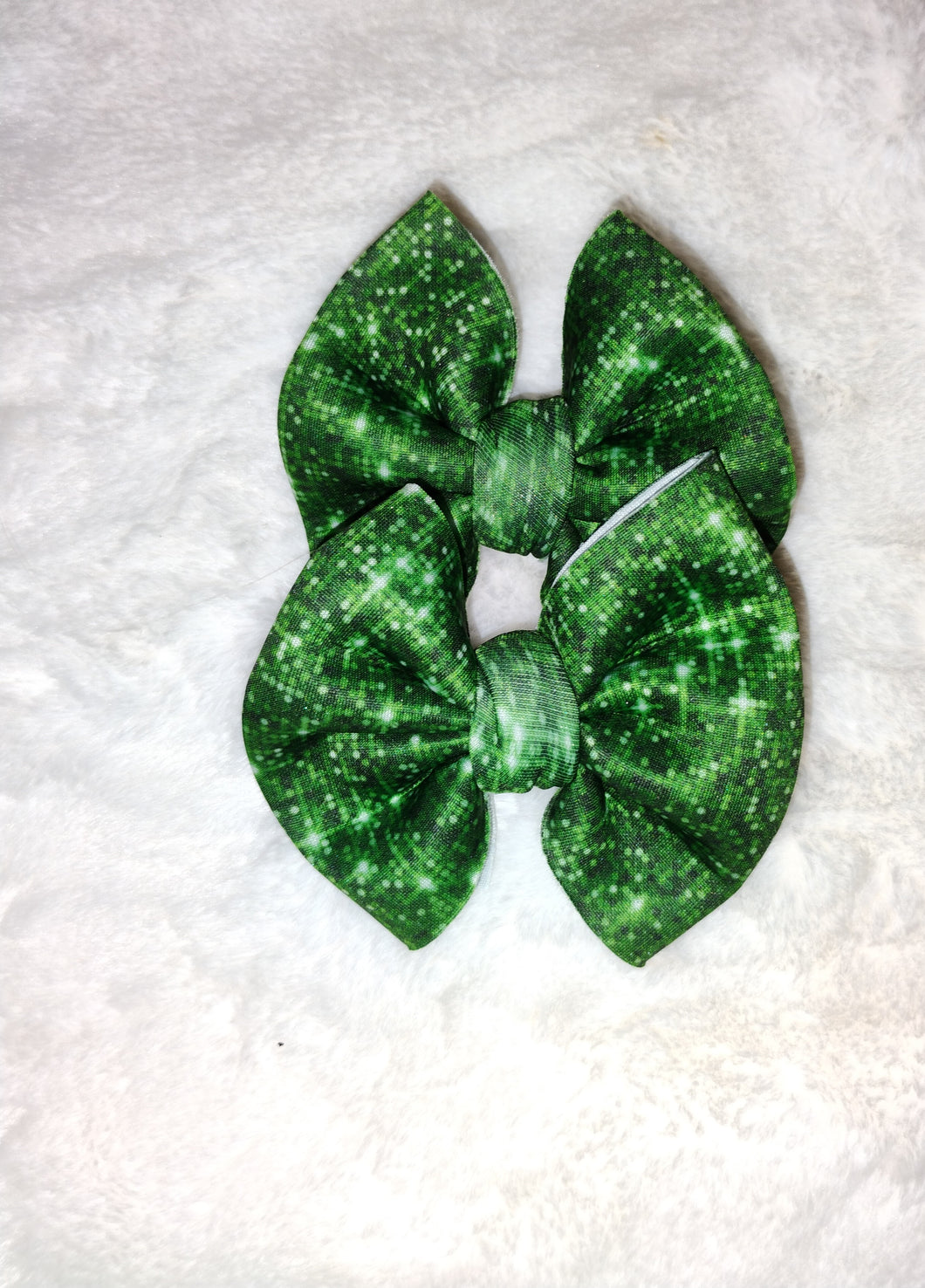 Green sparkle piggies