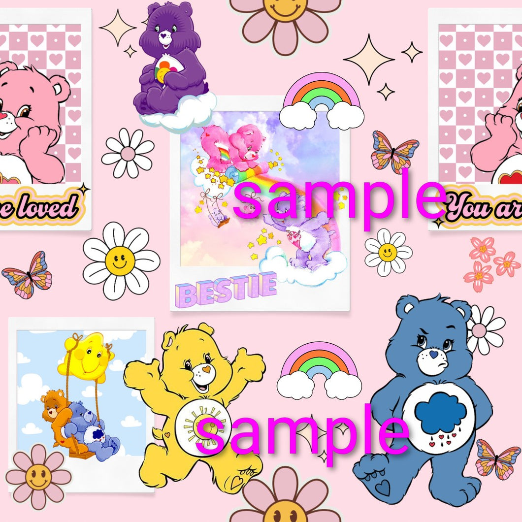 Carebear bow/ piggie