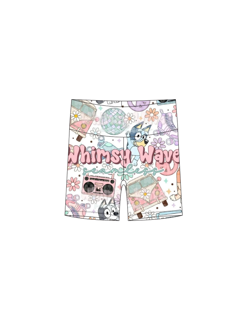 Bluey biker shorts