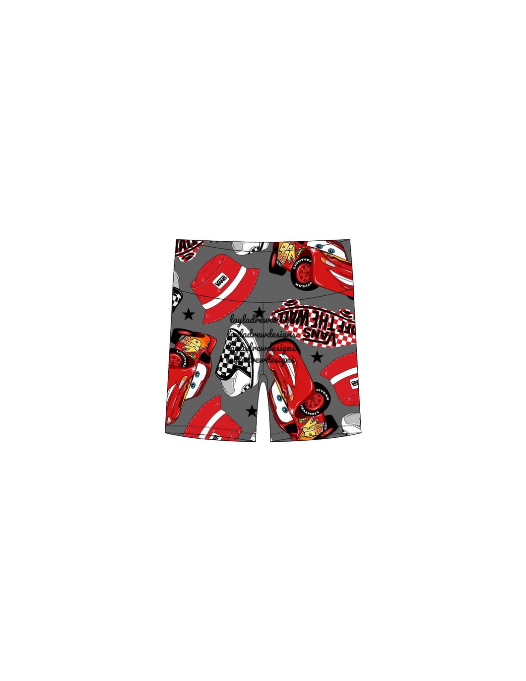 Cars biker shorts