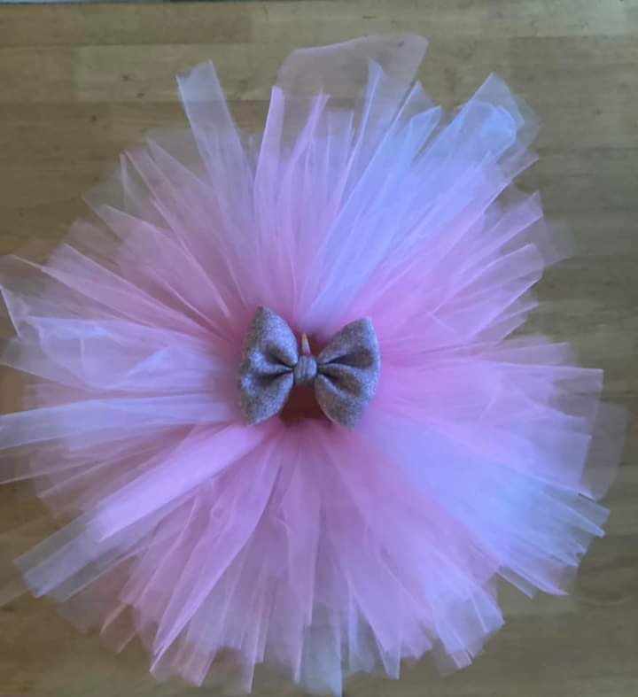 Doll and me tutu with bow
